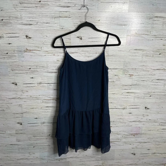 The man repeller x PJK  blue ruffle mini dress size xs - Picture 7 of 11